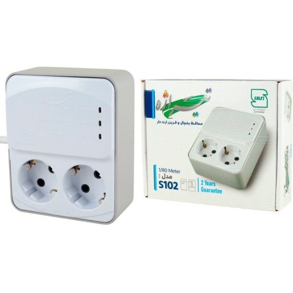 محافظ برق - 2پریزتیراژه  ارت دار